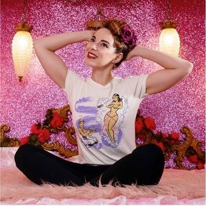 Atomic Tee by Atomic Swag Naughty Genie Vintage Style Tee